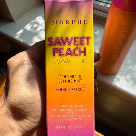 Morphe "Saweet Peach" continuous setting mist - Picture 3 of 5
